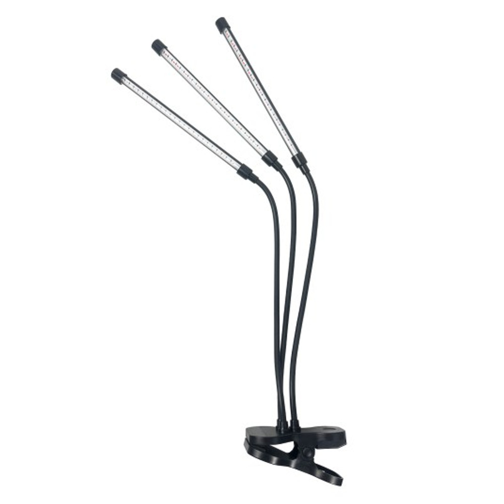 001513-10w.jpg VITARO 3 CLIP növényi lámpa 10W csíptethető LED 3 állítható fejjel