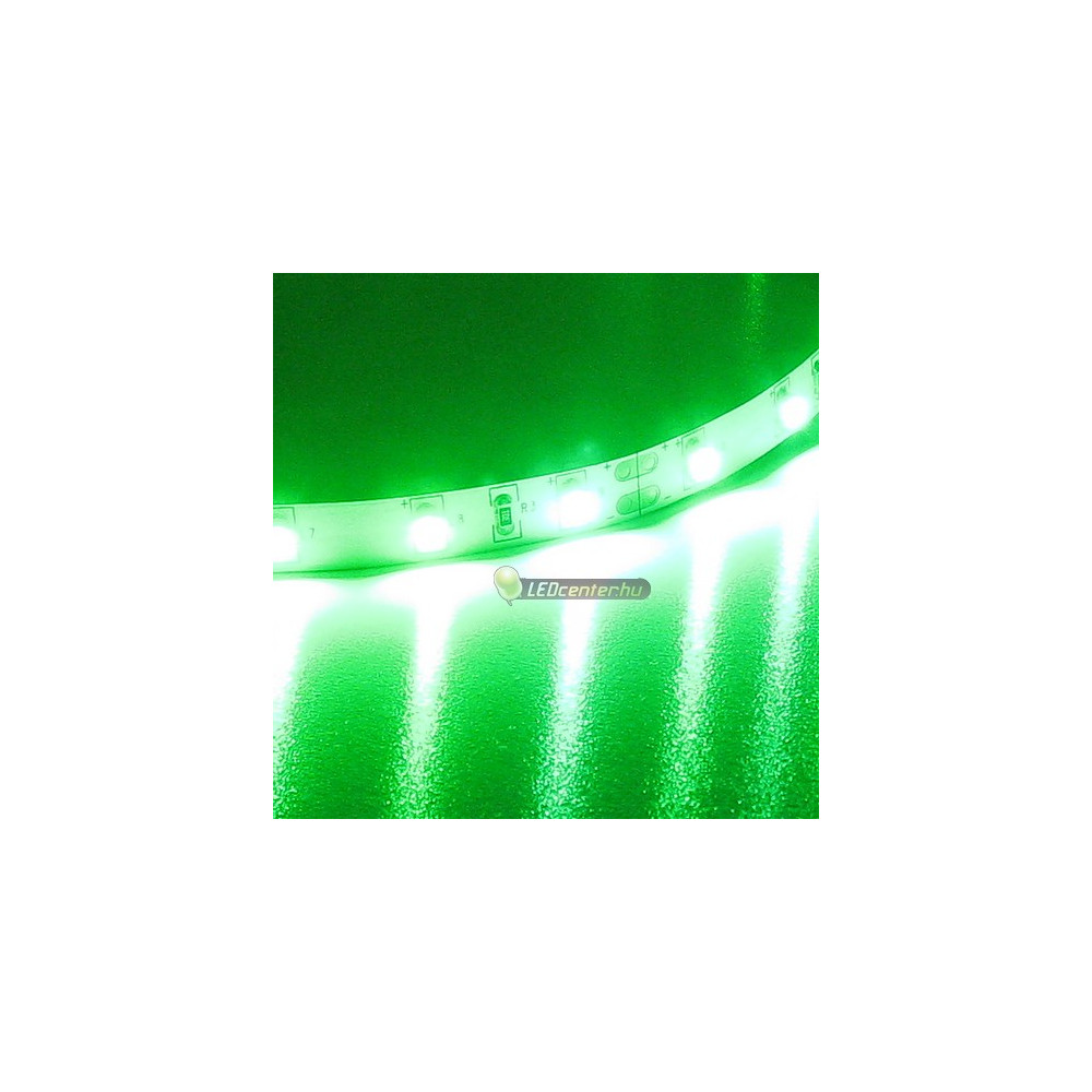 Zöld LED szalag beltéri AURORA 60 SMD3528 öntapadós 12V