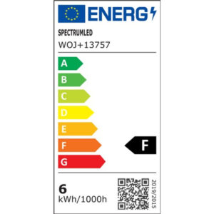 13757.jpg E27 LED kisgömb izzó 6W természetes fehér fényforrás SpectrumLED