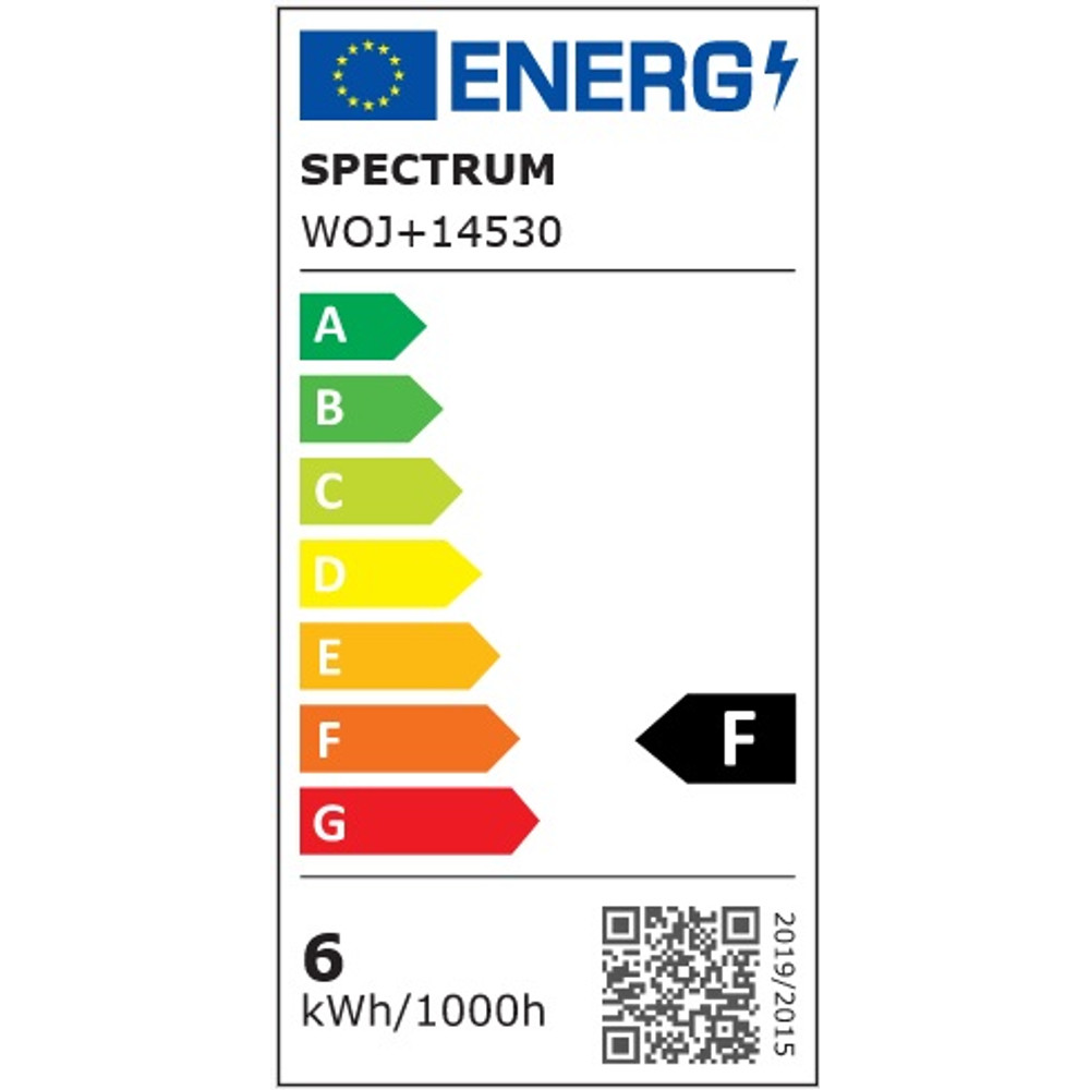 okos RETRO LED nagygömb E27 energiacímke SpectrumLED