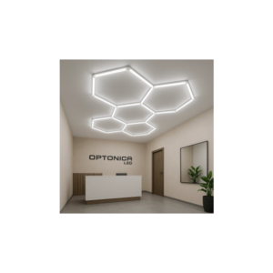 Hexagon LED lámpa szett 5 hatszög elem 6000K hidegfehér