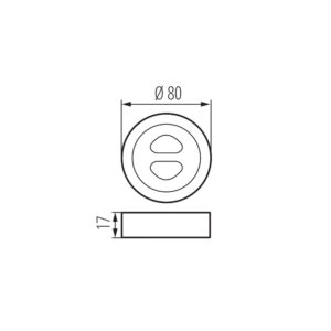 22144-1.jpg KANLUX CTRL 12/24V elemes fali távirányító LED szalagokhoz