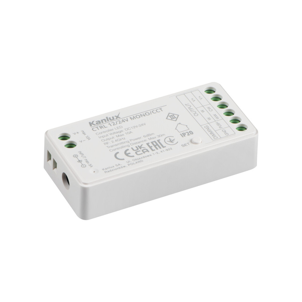 22147.jpg KANLUX CTRL vezérlő MONO és CCT LED szalaghoz 22147 dimmer