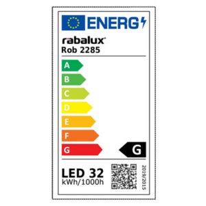 Rábalux ROB mennyezeti lámpa energiacímke