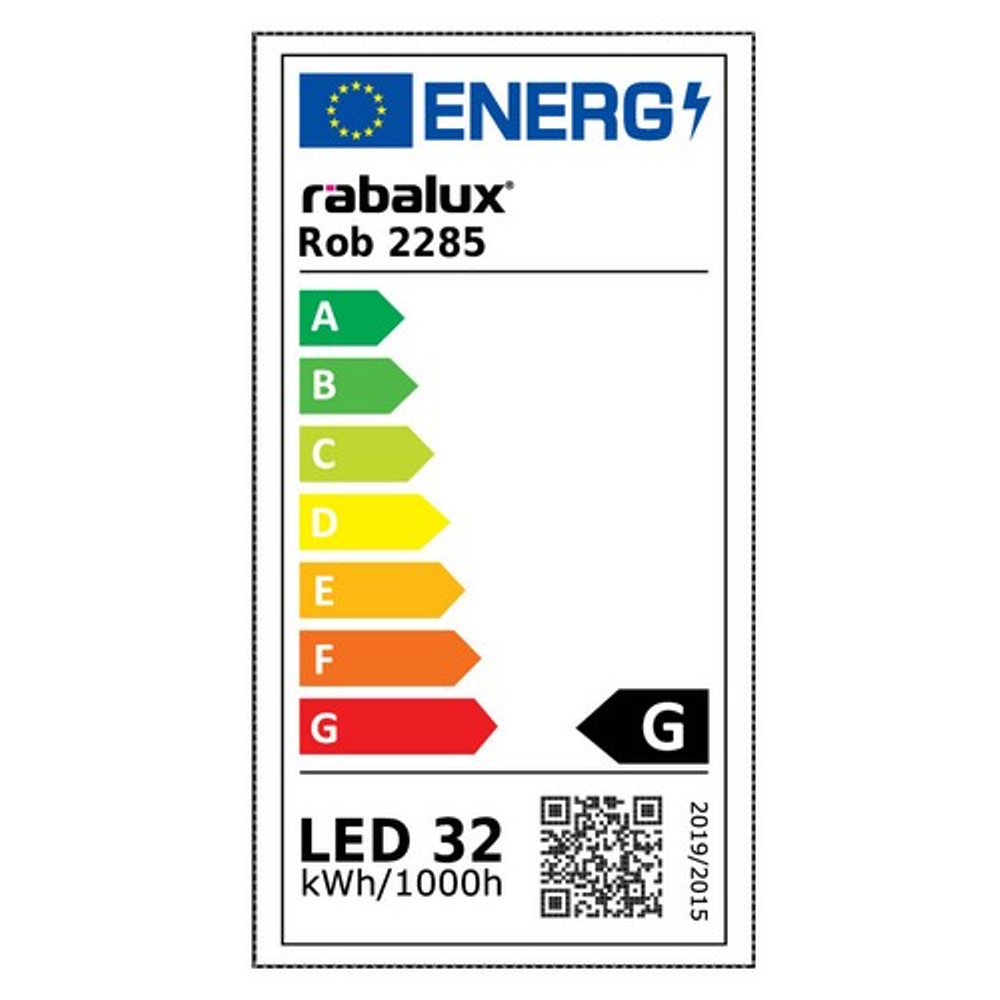 Rábalux ROB mennyezeti lámpa energiacímke