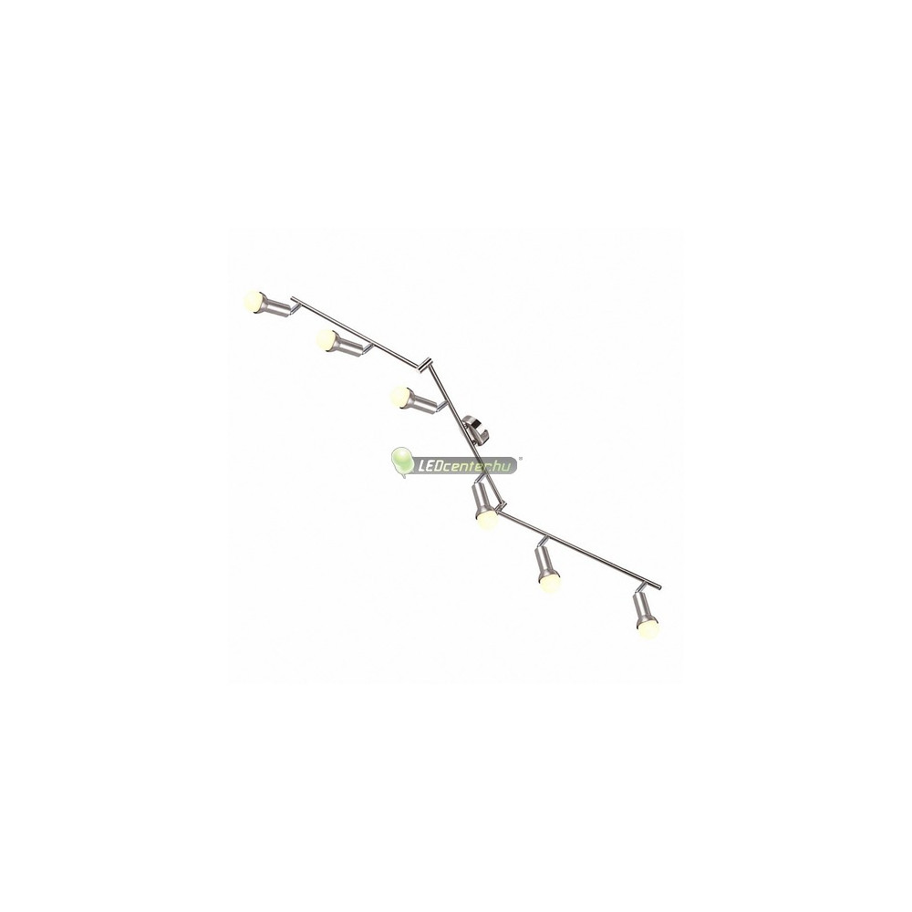 GLOBO LED lámpatest 56044-6 matt króm 6 db E14 melegfehér izzóval