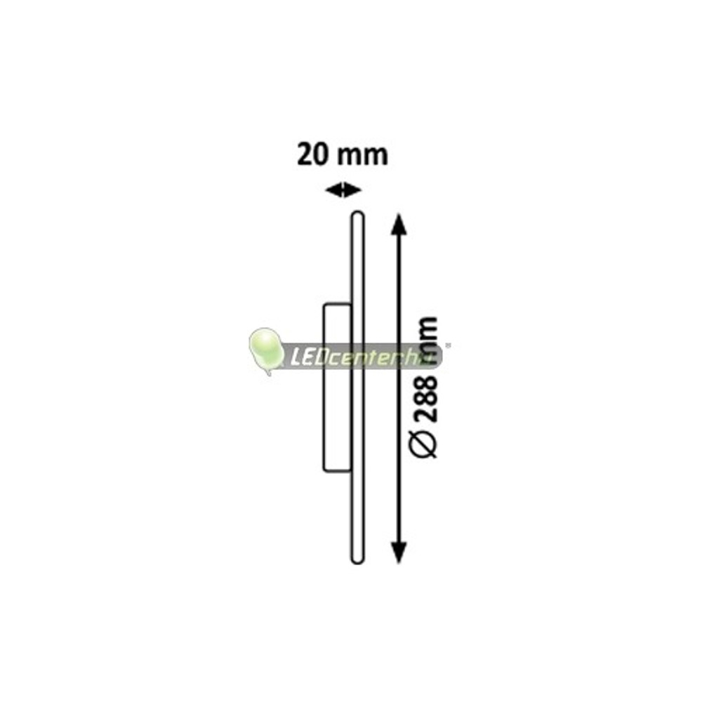 2337-2340-Rabalux-24W-LED-modul-beC3A9pC3ADthetC591-2400-lumen-meret.jpg Mágneses LED modul 24W melegfehér méretrajz 288 mm átmérő