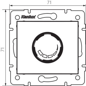24727-1.jpg LOGI forgatható dimmer 500W fehér fényerőszabályzó MOWION LOGI