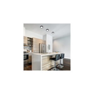 2686-SHAUN-led-mennyezeti-lampa-1.jpg Rábalux SHAUN négyzet mennyezeti lámpa fekete nappaliban