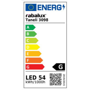 Rábalux TANELI mennyezeti lámpa 54W energiacímke