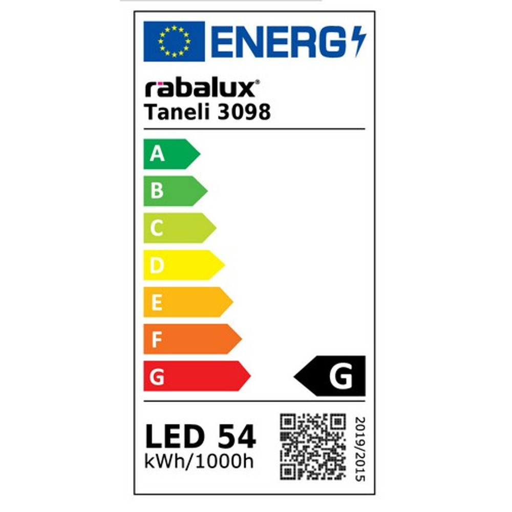 Rábalux TANELI mennyezeti lámpa 54W energiacímke