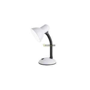 4168-Dylan-feher-asztali-iroasztali-lampa-E27-1.jpg E27 asztali olvasólámpa fehér, Rábalux DYLAN 4168 fém ház, pozicionálható búra