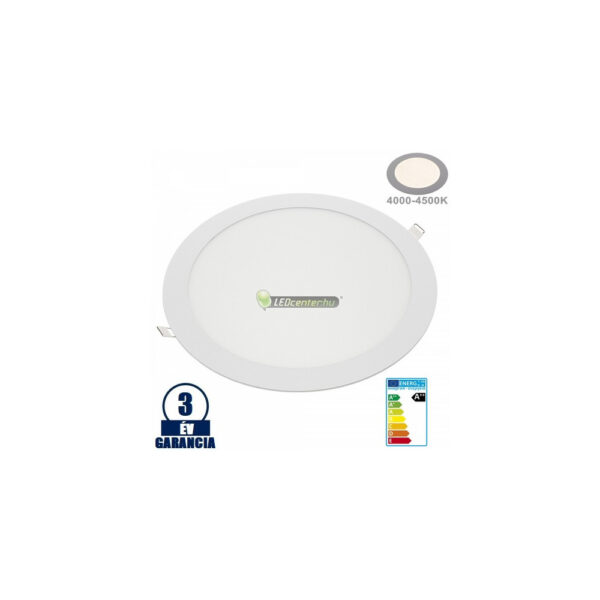 4c294496e95ee5dac92f429791cae6ce.jpg kerek LED mennyezeti lámpa természetes fehér INTI 24W 4000 K fehér