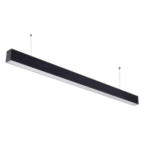 Lineáris függesztett Slim LED lámpa, fekete