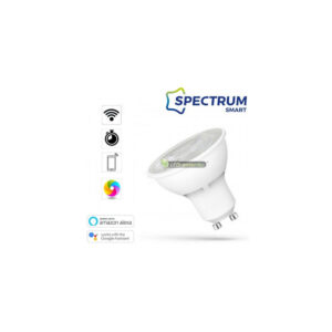 5W-GU10-smart-CCT-RGBW-DIMM-led-szpot-1.jpg Okos GU10 LED szpot 4,5W RGBW CCT WiFi-s SpectrumLED Smart