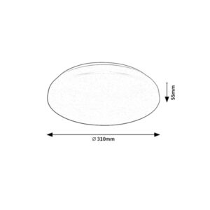 CERRIGEN okos mennyezeti lámpa WiFi és Bluetooth vezérlés
