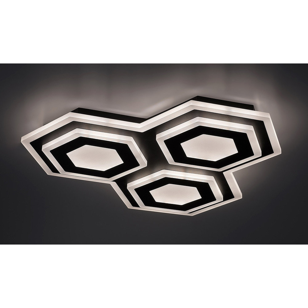 71115-BITSI-led-mennyezeti-lampa-10.jpg Rábalux BITSI hármas hatszögletes mennyezeti LED lámpa, fekete homoksárga