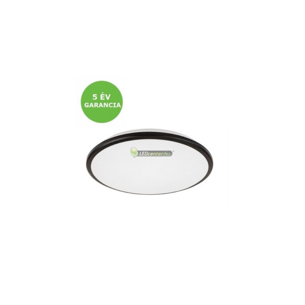 71126-ENGON-fekete-led-mennyezeti-lampa-1.jpg Rábalux ENGON mennyezeti lámpa 24W kerek fekete LED melegfehér fénnyel