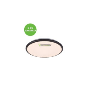 71126-ENGON-fekete-led-mennyezeti-lampa-2.jpg Rábalux ENGON mennyezeti lámpa 24W kerek fekete oldalnézet lapos kialakítás