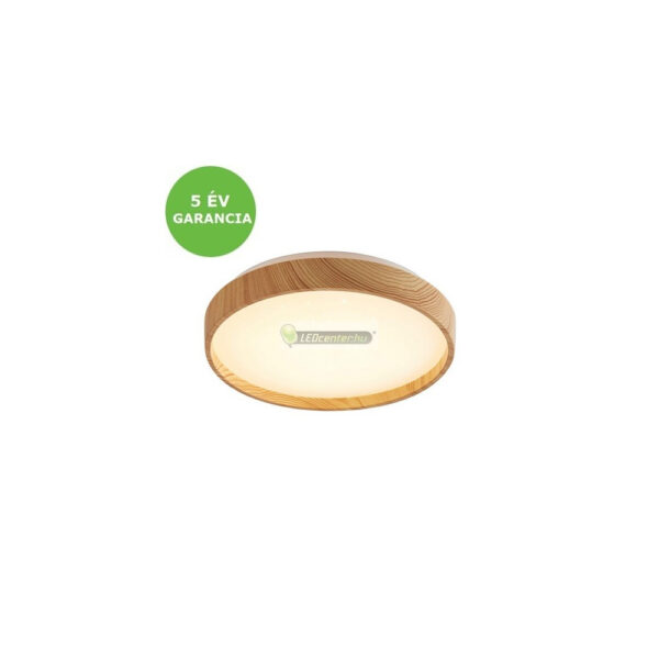 71143-LEANA-led-mennyezeti-lampa-1.jpg Rábalux LEANA2 71143 12W fa hatású LED mennyezeti lámpa, melegfehér