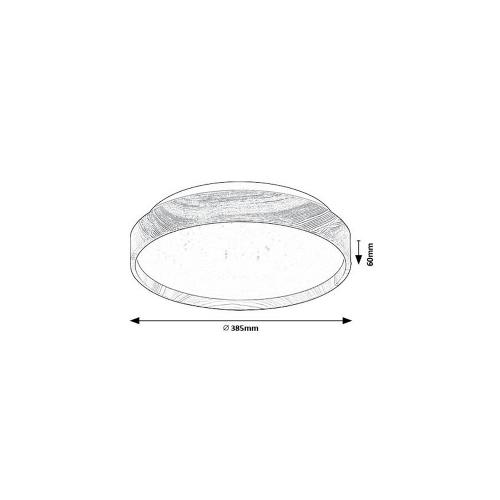 71144-LEANA-led-mennyezeti-lampa-meret.jpg Rábalux LEANA2 71144 mennyezeti lámpa méretrajz, Ø385 mm