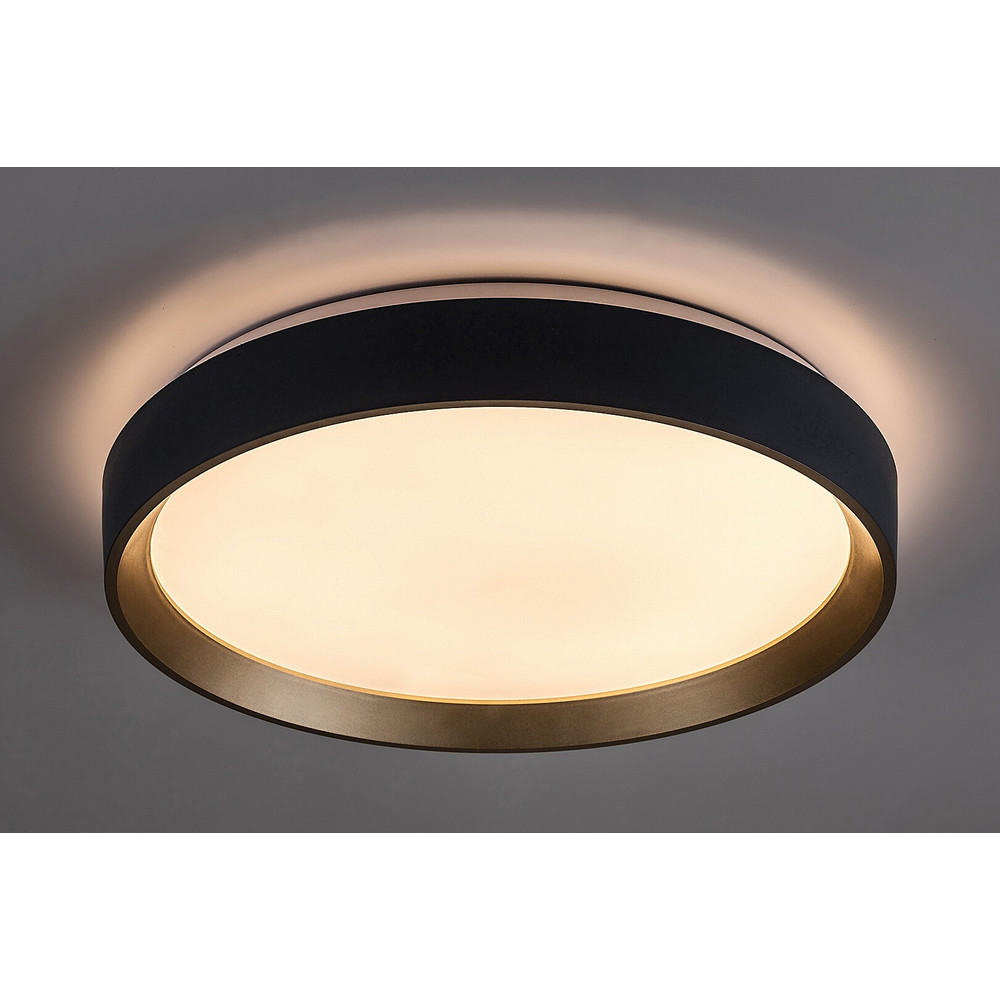 71185-LIATRIS2-kerek-led-lampatest-3.jpg LIATRIS2 szürke-arany mennyezeti LED lámpa oldalnézetből
