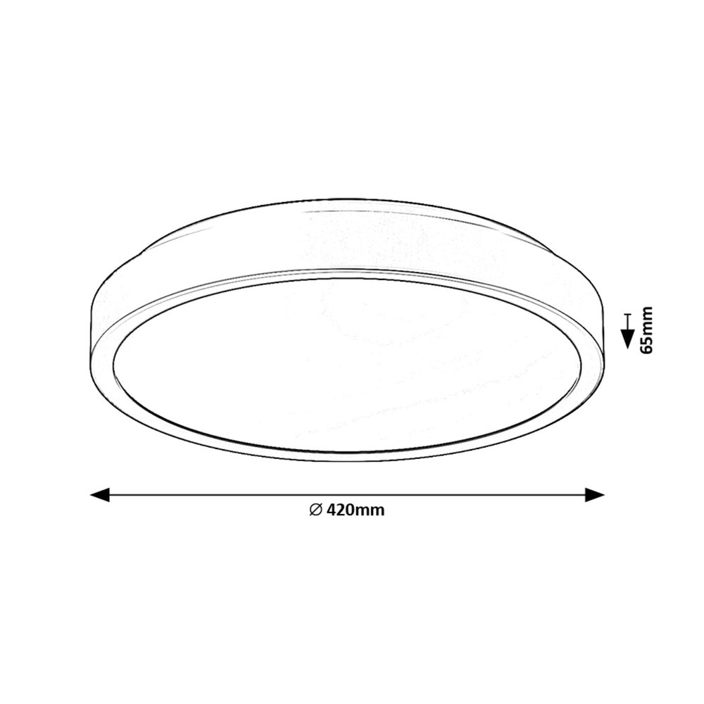 71254-Samira-ip44-furdoszobai-mennyezeti-lampa-2.jpg SAMIRA fürdőszobai lámpa 48W fehér búrával, mennyezeti LED lámpa