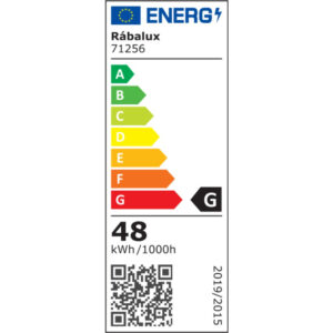 71256-Samira-ip44-furdoszobai-mennyezeti-lampa-2.jpg Rábalux SAMIRA fürdőszobai lámpa 48W IP44 LED mennyezeti oldalnézet