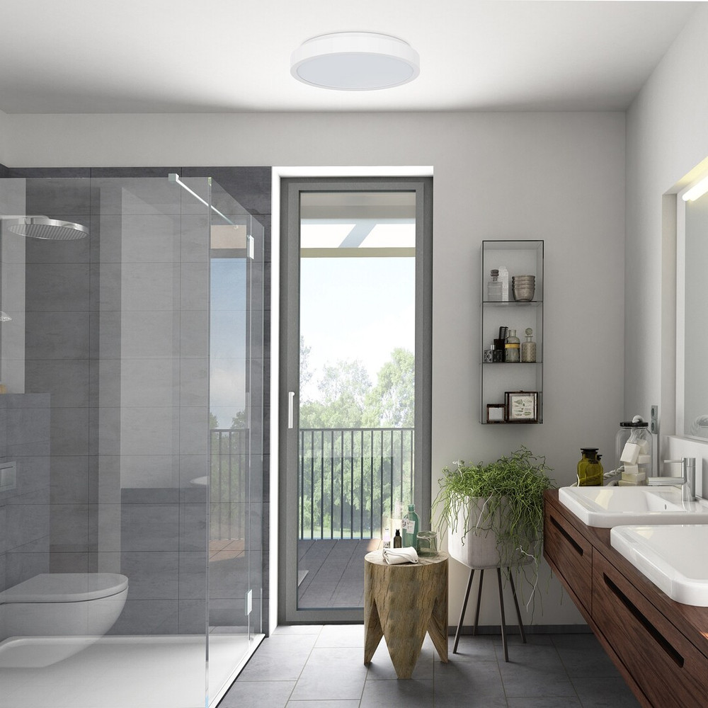 71259-Samira-ip44-feher-furdoszobai-mennyezeti-lampa-2.jpg SAMIRA fürdőszobai lámpa fehér 48W, 420 mm átmérő mennyezeti