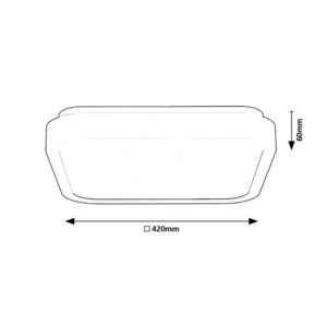 71261-Samira-ip44-feher-furdoszobai-mennyezeti-lampa-3.jpg Rábalux SAMIRA fürdőszobai lámpa 48W IP44 fehér, mennyezeti szerelés természetes fehér