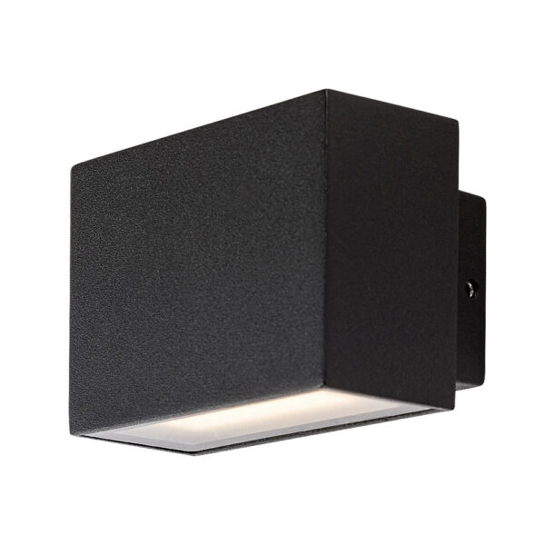Rábalux MATARO kültéri fali lámpa fekete 7W LED, IP54