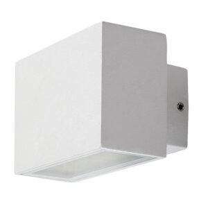 77074-MATARO-aluminium-kulteri-led-lampa-ip54-feher-2.jpg MATARO kültéri fali lámpa fehér 7W Rábalux, alumínium-üveg