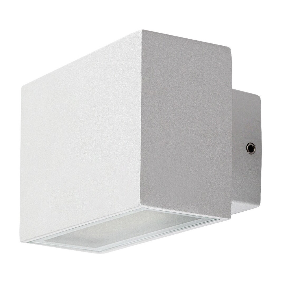77074-MATARO-aluminium-kulteri-led-lampa-ip54-feher-2.jpg MATARO kültéri fali lámpa fehér 7W Rábalux, alumínium-üveg