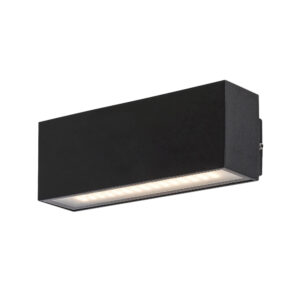 MATARO kültéri fali lámpa fekete, Rábalux 10W beépített LED, IP54
