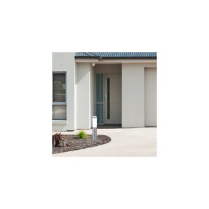 8263-INOX-kC3BCltC3A9ri-C3A1llC3B3-lC3A1mpa-450mm-E27-IP44-2.jpg Kültéri állólámpa inox Rábalux 45 cm, IP44 rozsdamentes kerti lámpatest