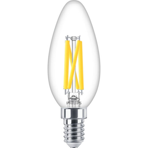 PHILIPS Master E14 gyertyaizzó LEDcandle 5,9W melegfehér üvegbúra