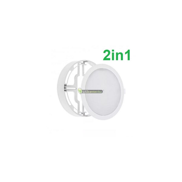 SpectrumLED ALGINE 2in1 mennyezeti lámpa 18W melegfehér kerek fehér LED