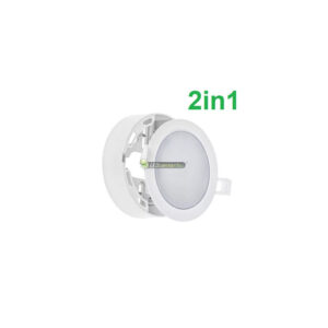 ALGINE 2in1 mennyezeti lámpa 6W természetes fehér kerek fehér SpectrumLED LED