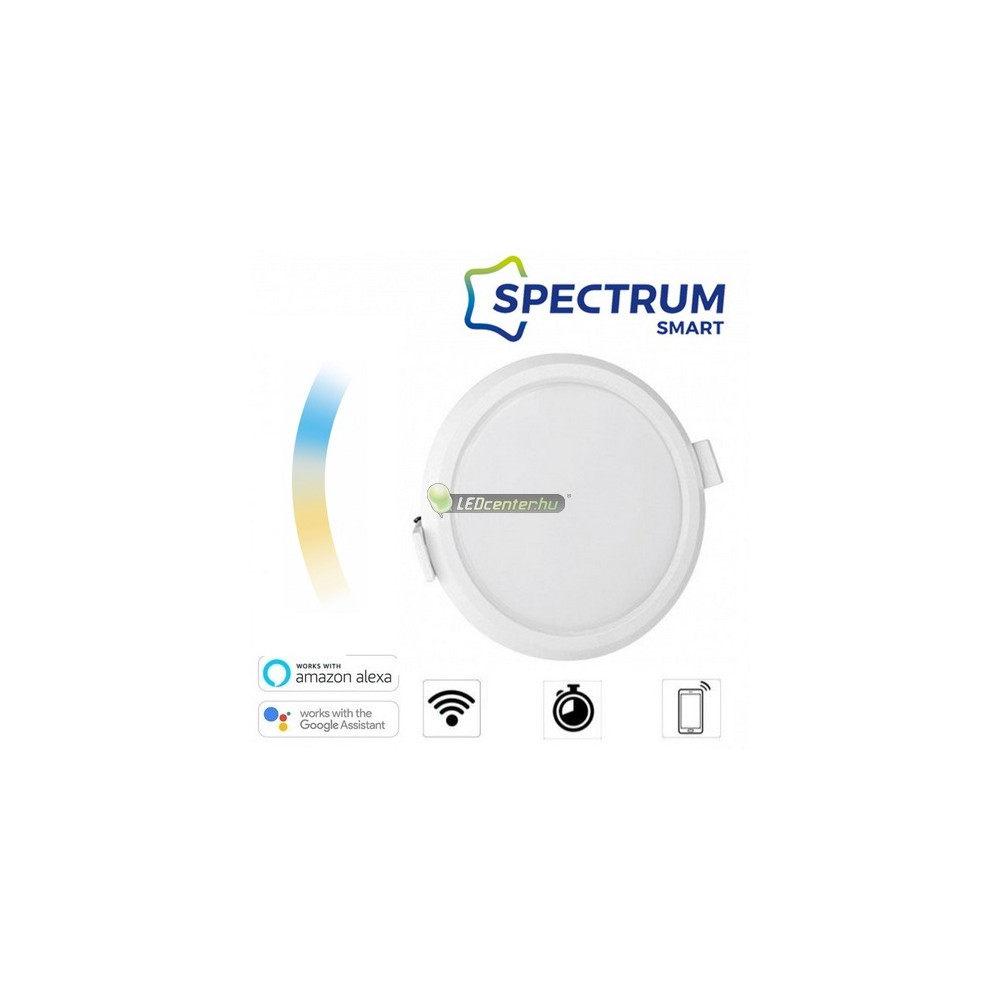 ALGINE-6W-12W-22W-kerek-smart-LED-panel-CCT-DIM-wifi.jpg ALGINE okos mennyezeti lámpa 22W SpectrumLED kerek smart LED panel CCT DIM WiFi