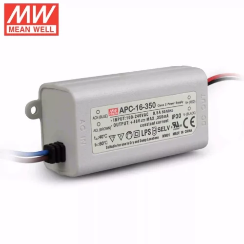 Mean Well APC-16-350 Áramgenerátoros 350mA állandó áramú LED driver power LED-hez