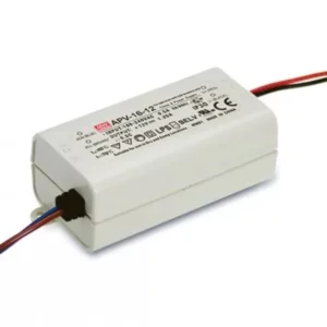 APV-16-12 Mean Well APV-16-12 LED-tápegység 12V 16W IP42 műanyagházas táp