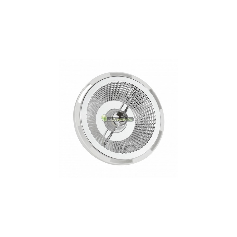 AR111-20-fok-45-fok-12W-15W-feher-GU10-230V-LED-szpot-2.jpg AR111 G53 LED szpot fehér ház oldalnézet, SpectrumLED 20° melegfehér