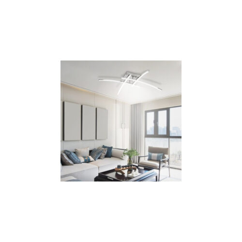Rábalux Alexis design LED lámpa 36W, króm mennyezeti, természetes fehér