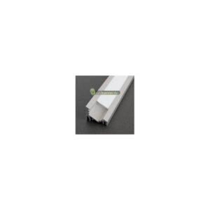 CORNER-LED-profil.jpg Sarok LED aluprofil 1000 mm döntött, sarokba építhető kivitel 45 fok