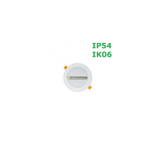 DURE-3-12W-IP54-IK06-kerek-led-lampatest.jpg DURE kerek mélysugárzó 12W természetes fehér SpectrumLED DURE 3 IP54 IK06 beépíthető LED lámpa