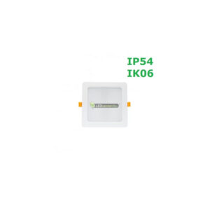 DURE-3-18W-IP54-IK06-negyzet-led-lampatest.jpg DURE mélysugárzó 18W hidegfehér SpectrumLED DURE 3 beépíthető LED mennyezeti lámpa IP54 IK06