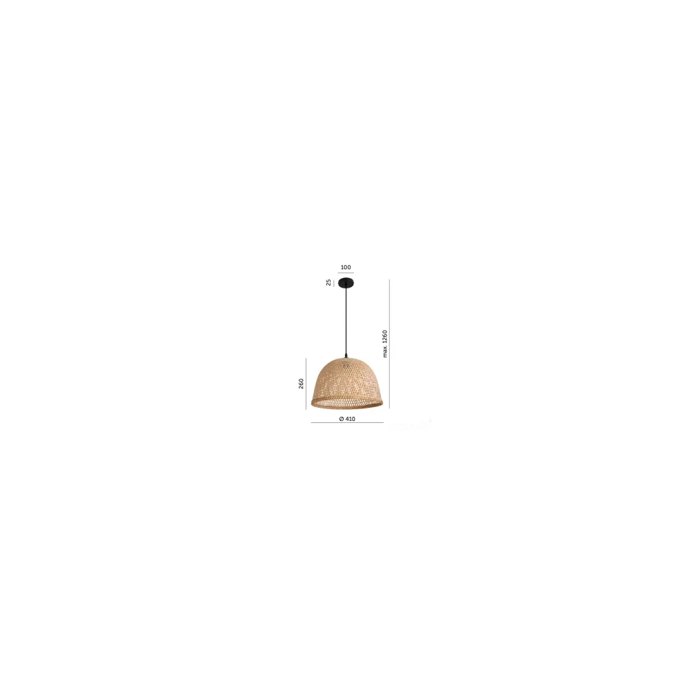 KOBI-001481-.webp BOHO BOSU függeszték boho stílusú bambusz függőlámpa étkező fölé
