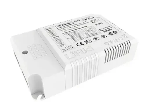 KOBI-001579 Driver LF-GSD040YC DALI Lifud 40 W-os dimmelhető LED-meghajtó elölnézet