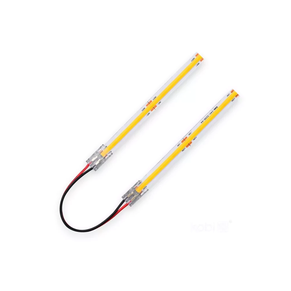 KOBI-003933.webp COB szalag kétvéges toldó 8 mm mindkét végén 10 cm vezetékkel