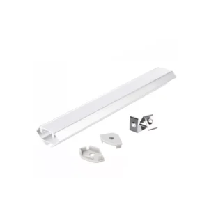 Corner2 sarok LED profil szett opál fedlappal, fehér